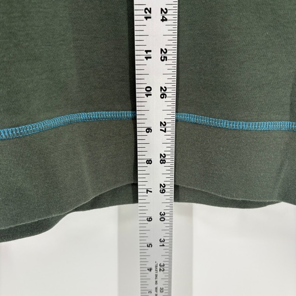 Robert Graham Mens Fulham Quarter Zip Sweatshirt Classic Fit Deep Forest GreenXL - Picture 5 of 11